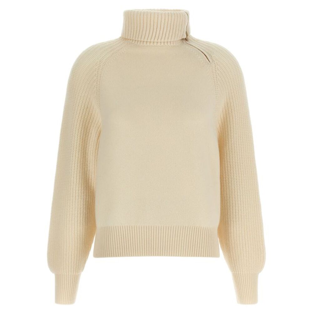 Agnona Women High Neck Sweater With Zip